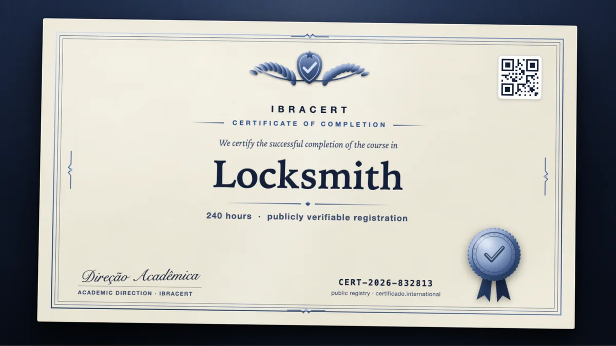 Cover of the Locksmith course