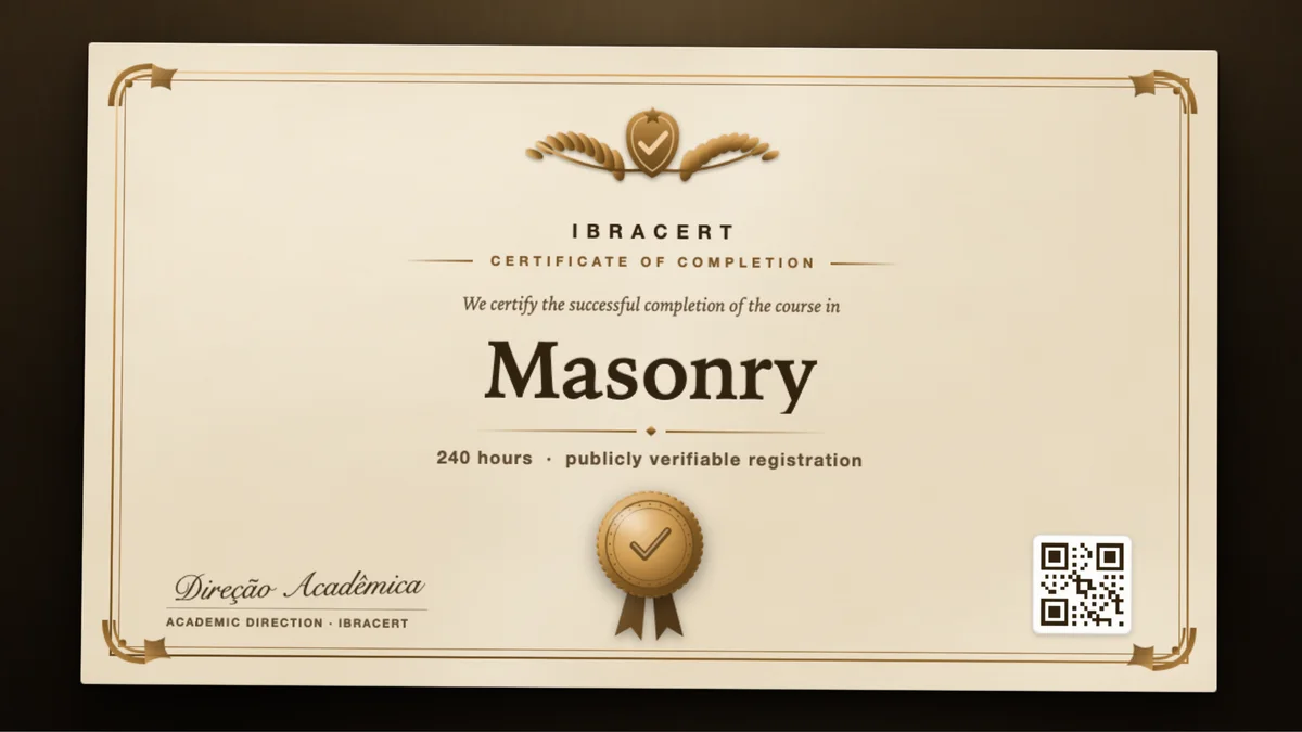 Cover of the Masonry course