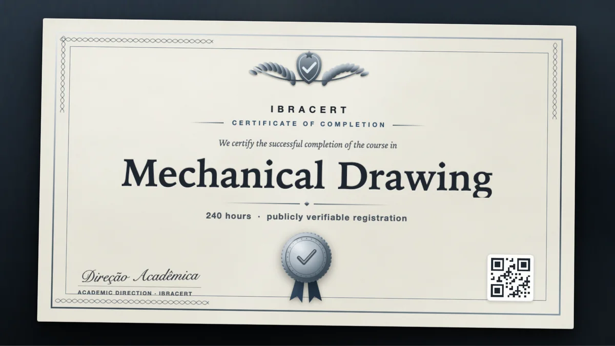 Cover of the Mechanical Drawing course