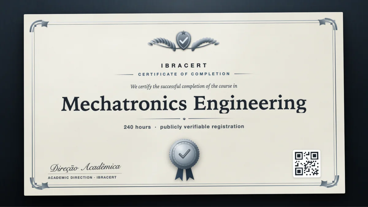 Cover of the Mechatronics Engineering course