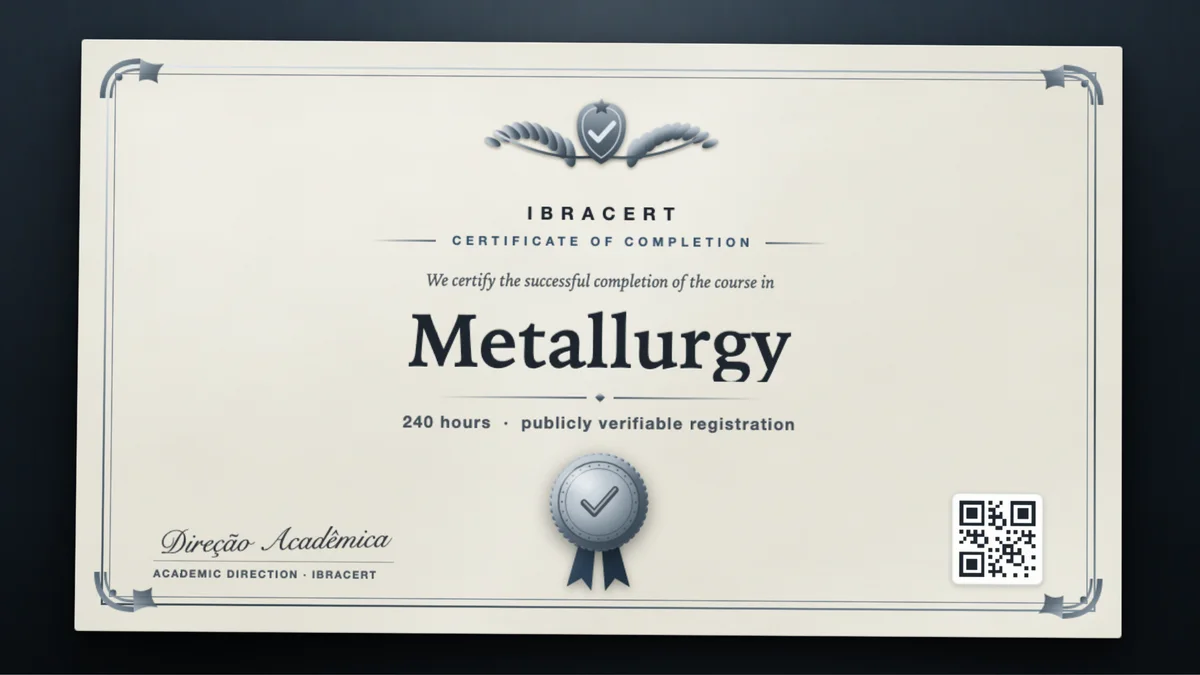 Cover of the Metallurgy course