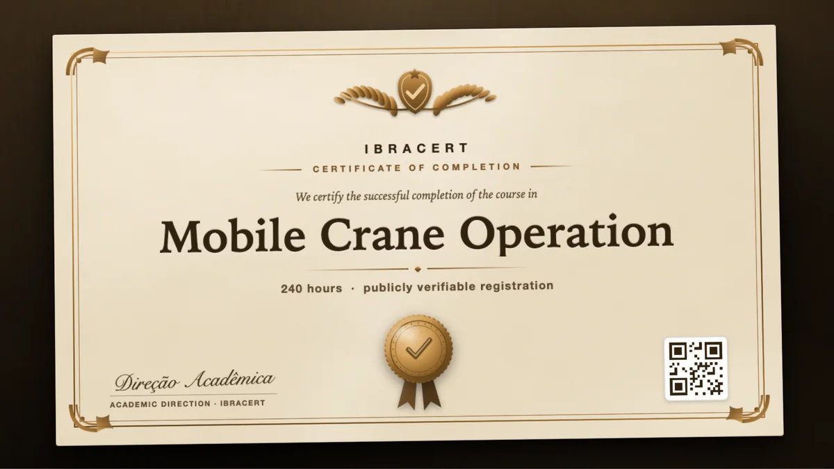 Cover of the Mobile Crane Operation course