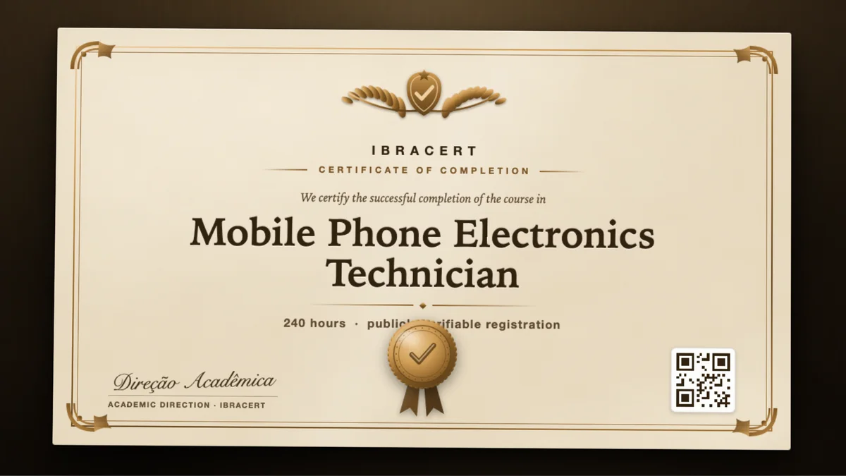 Cover of the Mobile Phone Electronics Technician course