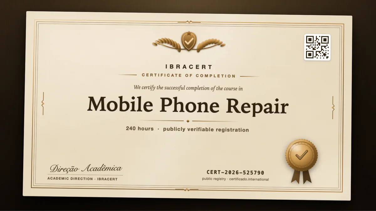 Cover of the Mobile Phone Repair course
