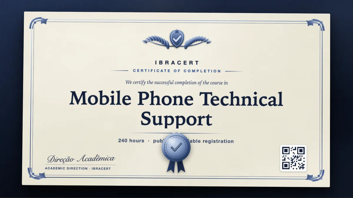 Cover of the Mobile Phone Technical Support course