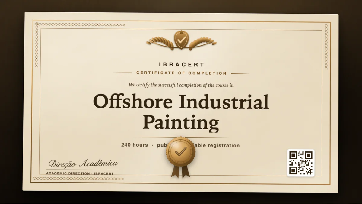 Cover of the Offshore Industrial Painting course