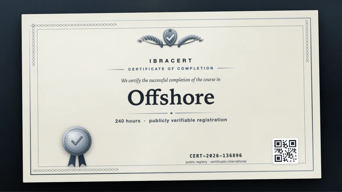Cover of the Offshore course
