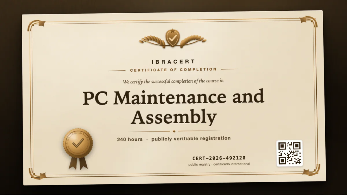 Cover of the PC Maintenance and Assembly course