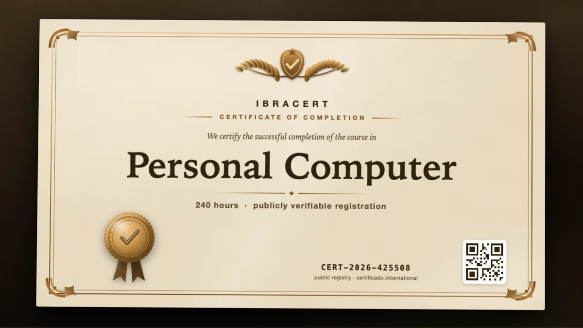 Cover of the Personal Computer course