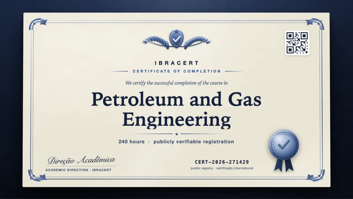 Cover of the Petroleum and Gas Engineering course