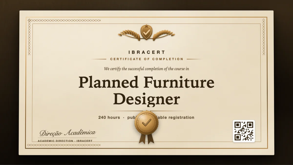 Cover of the Planned Furniture Designer course