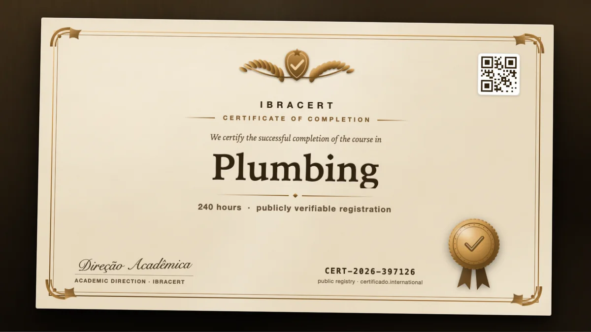 Cover of the Plumbing course