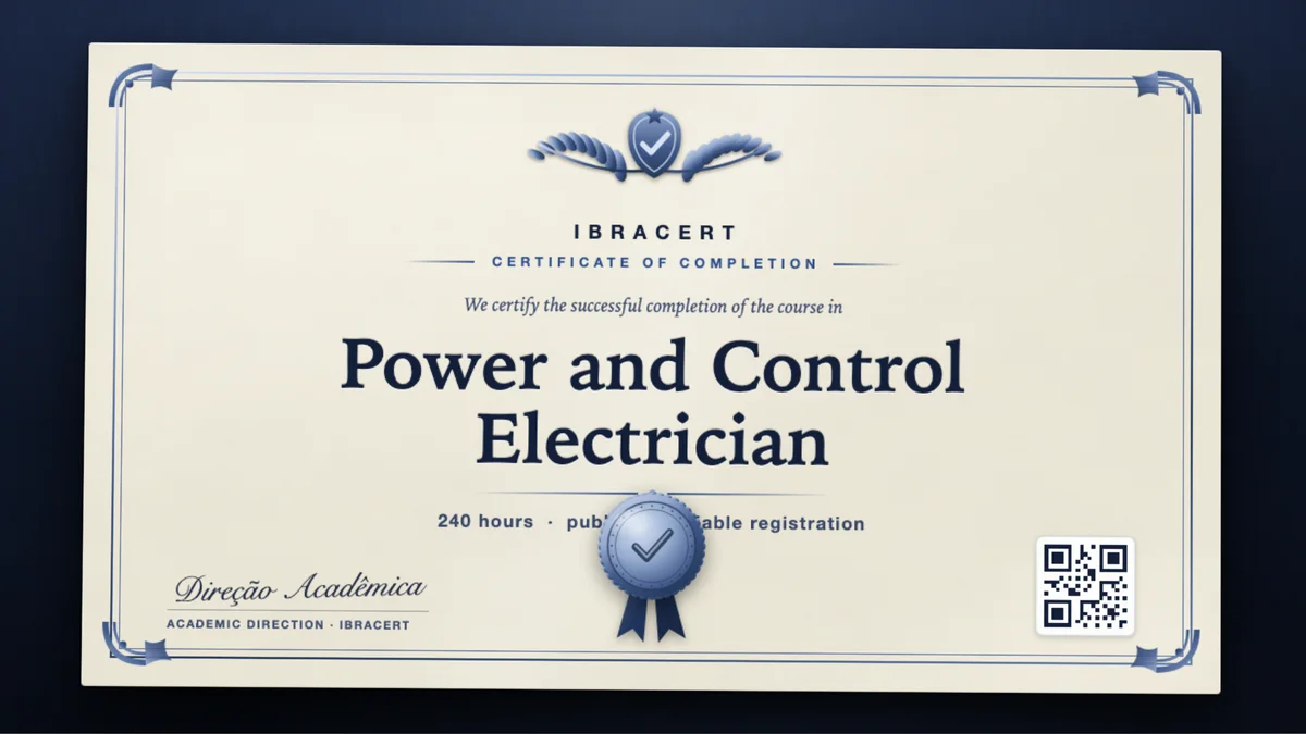 Cover of the Power and Control Electrician course