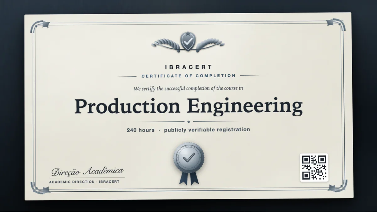 Cover of the Production Engineering course