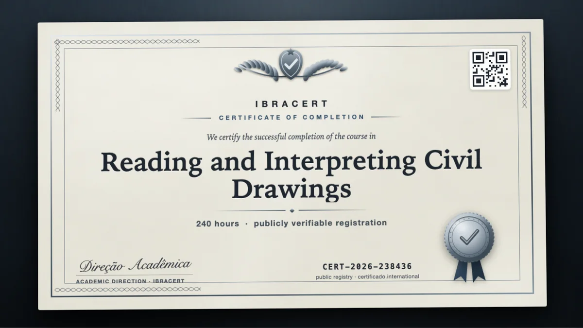 Cover of the Reading and Interpreting Civil Drawings course