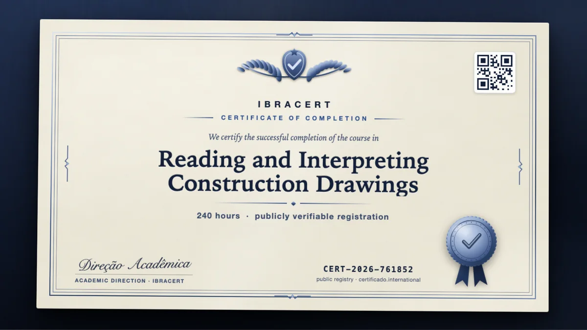Cover of the Reading and Interpreting Construction Drawings course