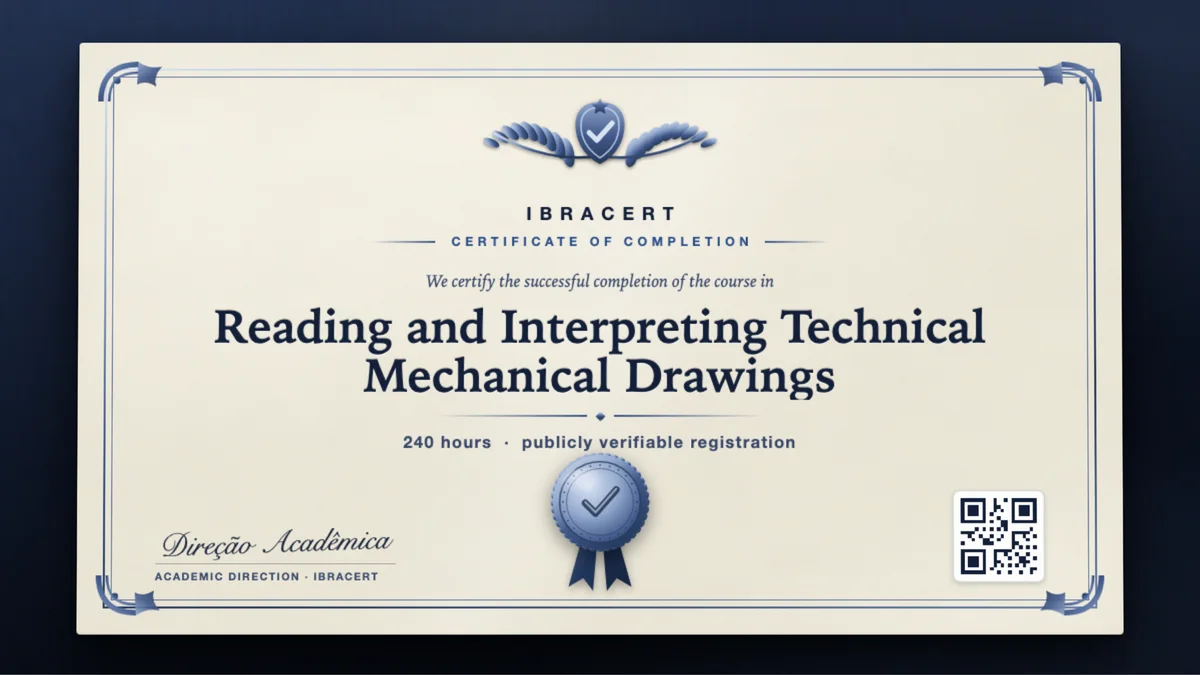 Cover of the Reading and Interpreting Technical Mechanical Drawings course