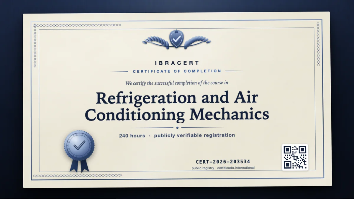 Cover of the Refrigeration and Air Conditioning Mechanics course