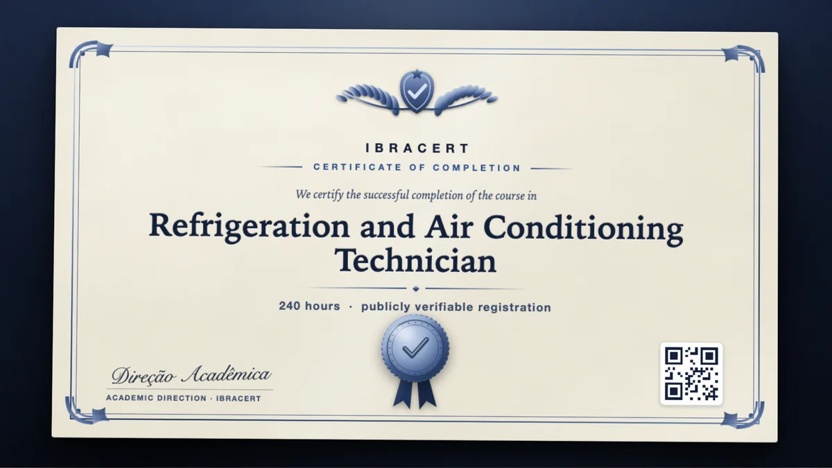 Cover of the Refrigeration and Air Conditioning Technician course