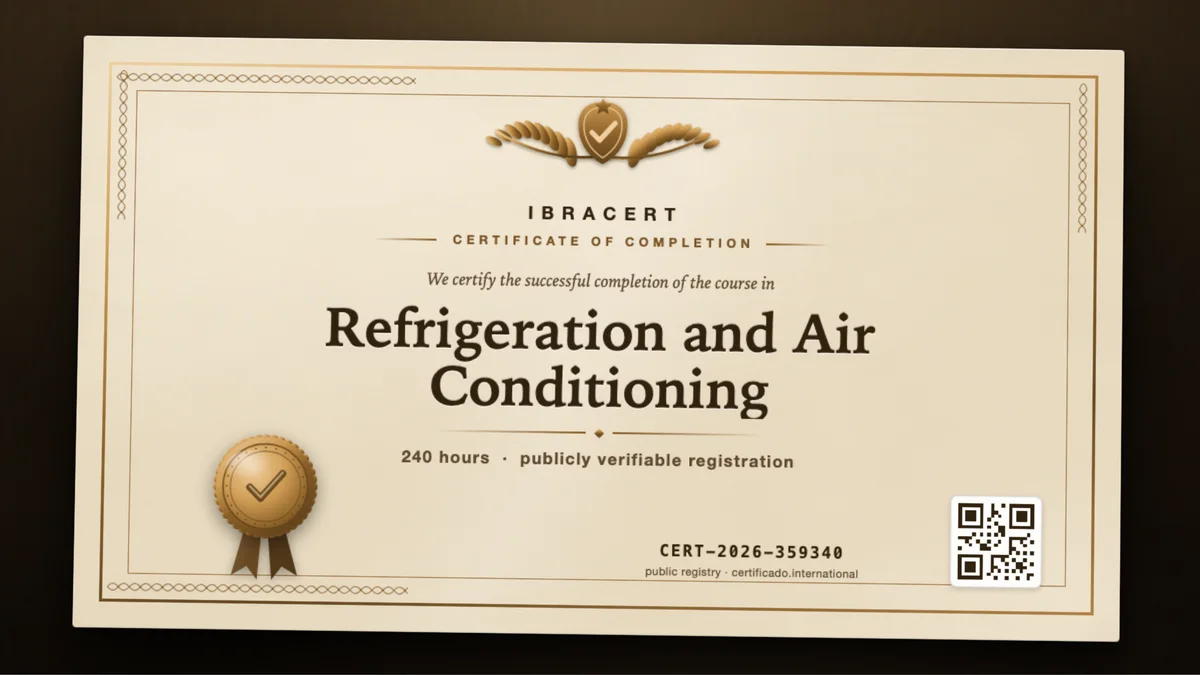 Cover of the Refrigeration and Air Conditioning course