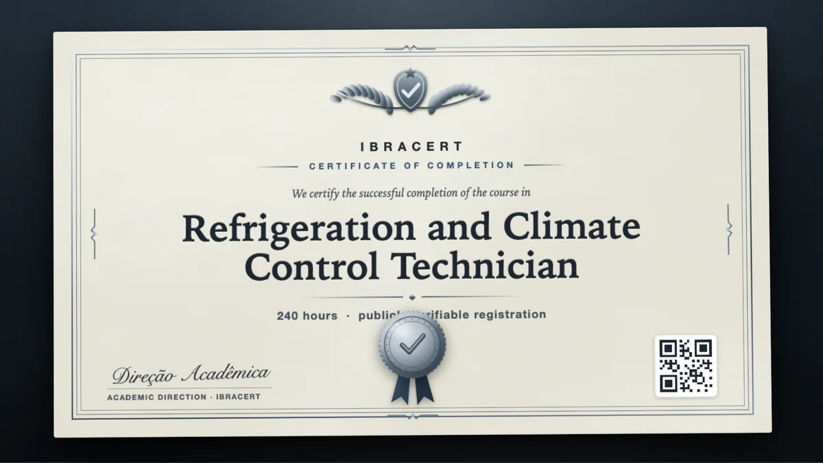 Cover of the Refrigeration and Climate Control Technician course
