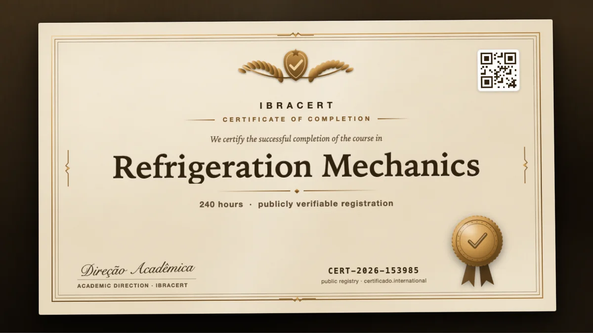 Cover of the Refrigeration Mechanics course