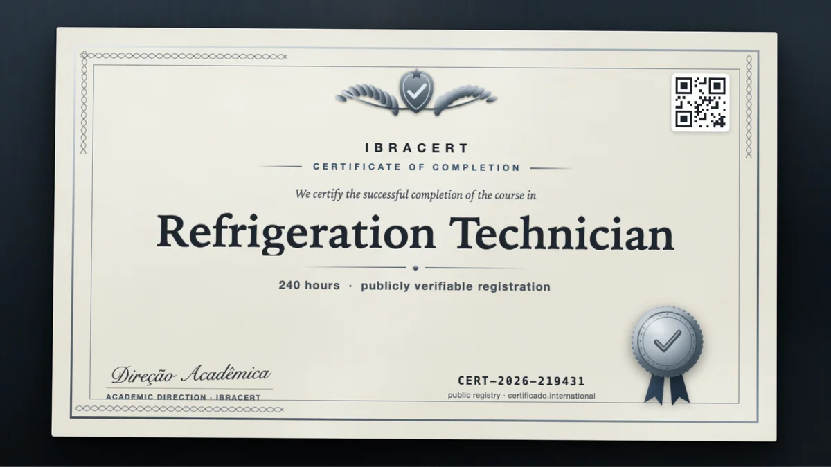 Cover of the Refrigeration Technician course