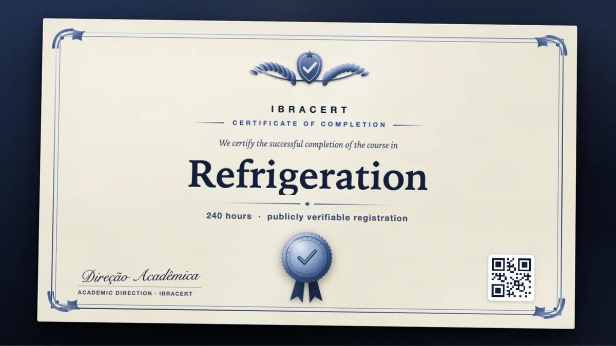 Cover of the Refrigeration course