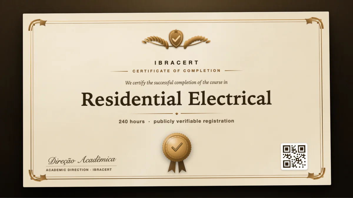 Cover of the Residential Electrical course