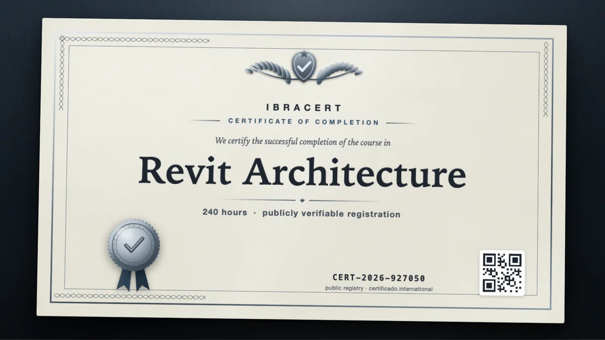 Cover of the Revit Architecture course