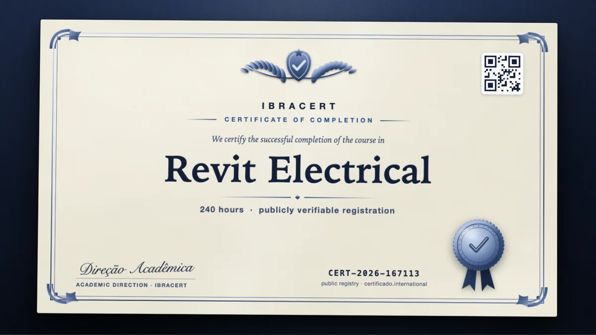 Cover of the Revit Electrical course
