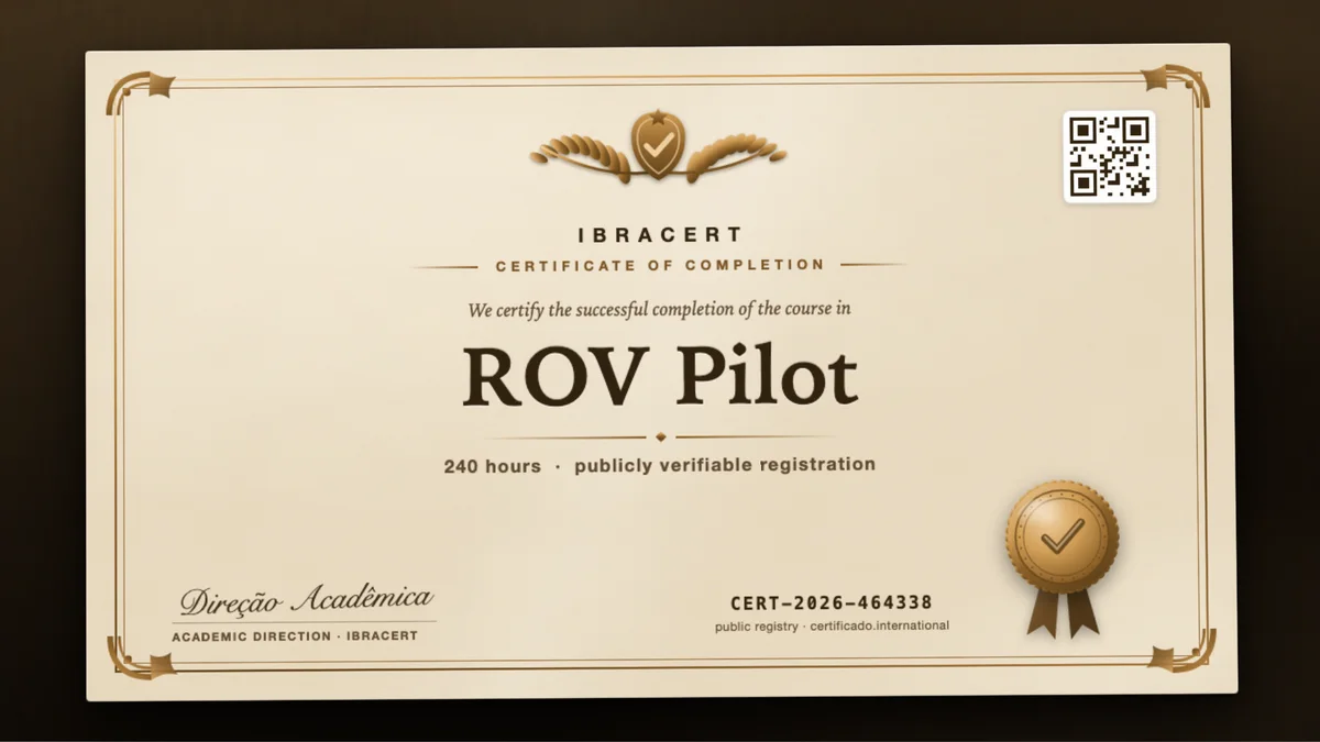Cover of the ROV Pilot course