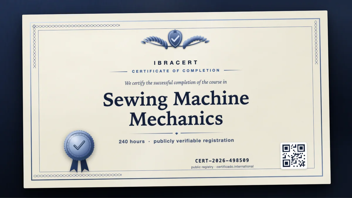 Cover of the Sewing Machine Mechanics course