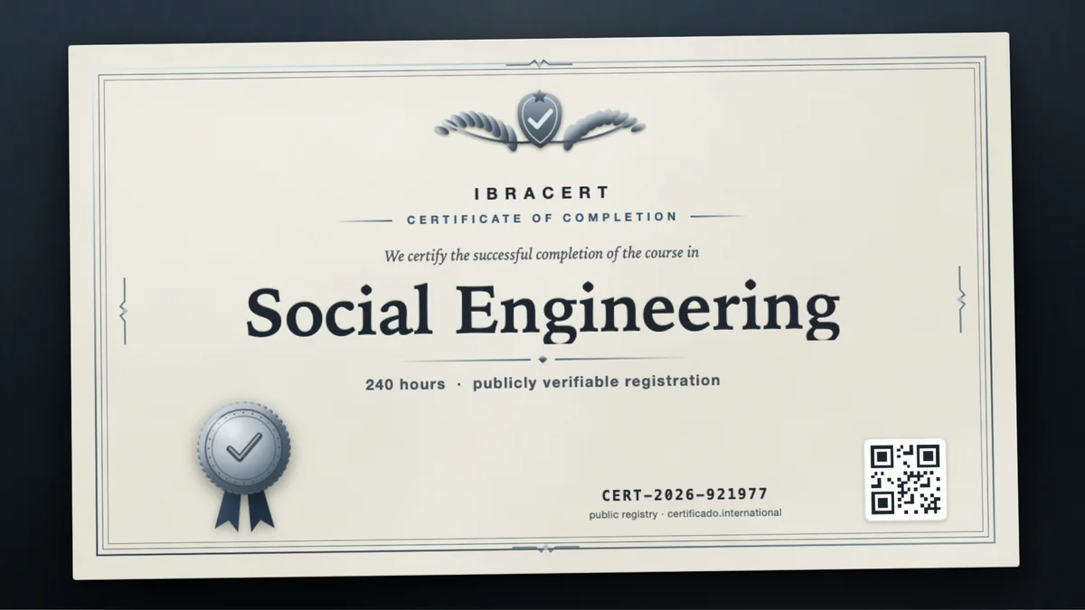 Cover of the Social Engineering course