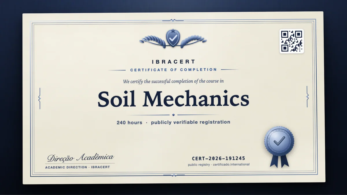 Cover of the Soil Mechanics course