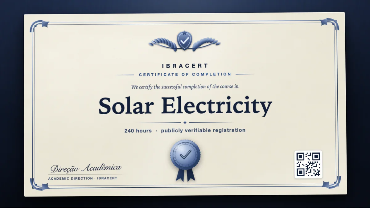 Cover of the Solar Electricity course