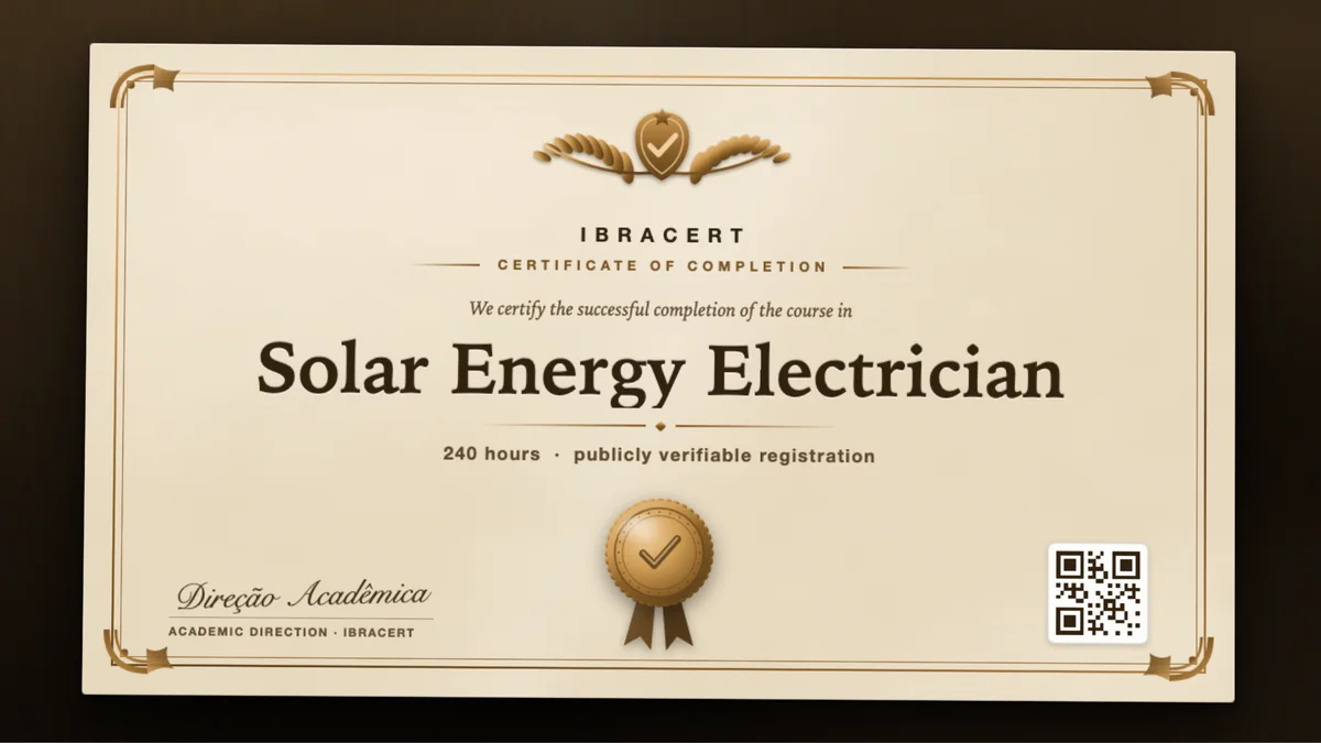 Cover of the Solar Energy Electrician course