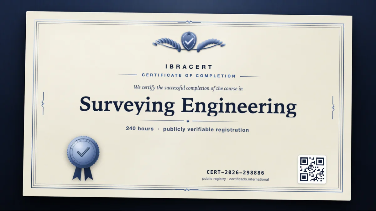 Cover of the Surveying Engineering course