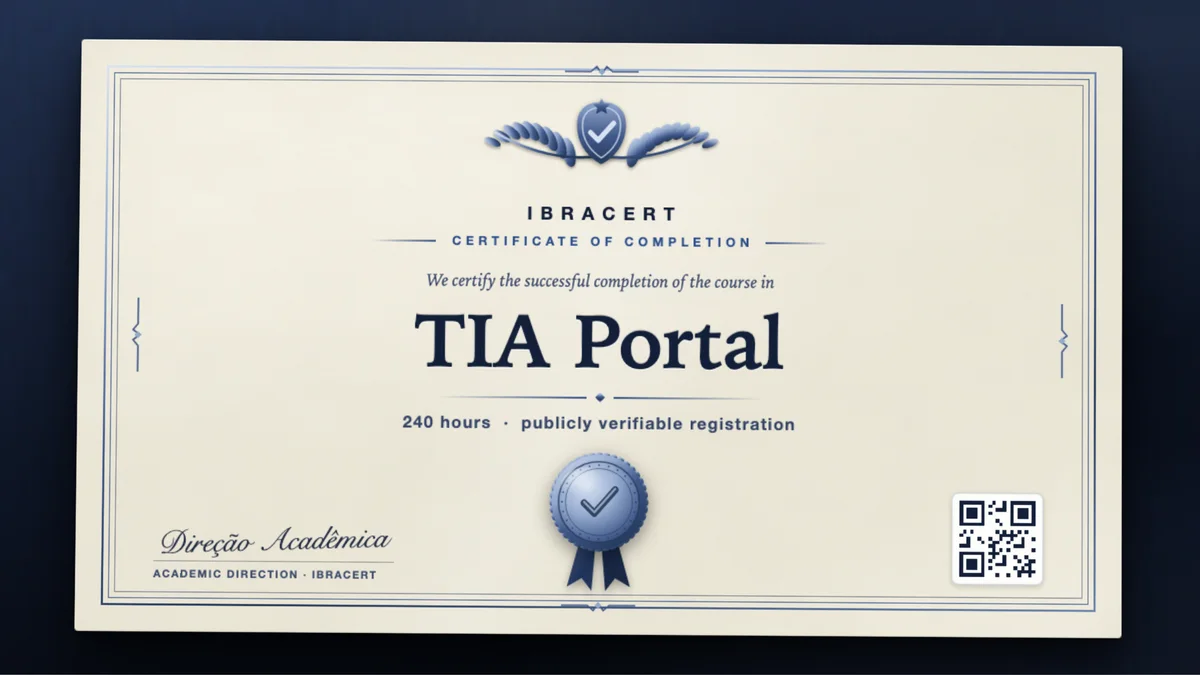 Cover of the TIA Portal course