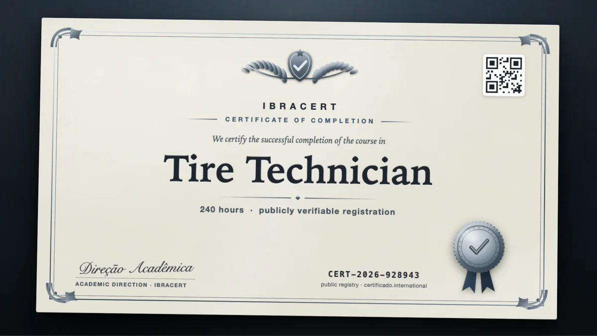 Cover of the Tire Technician course