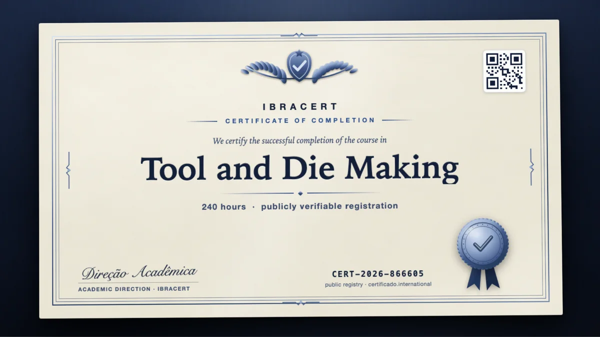 Cover of the Tool and Die Making course