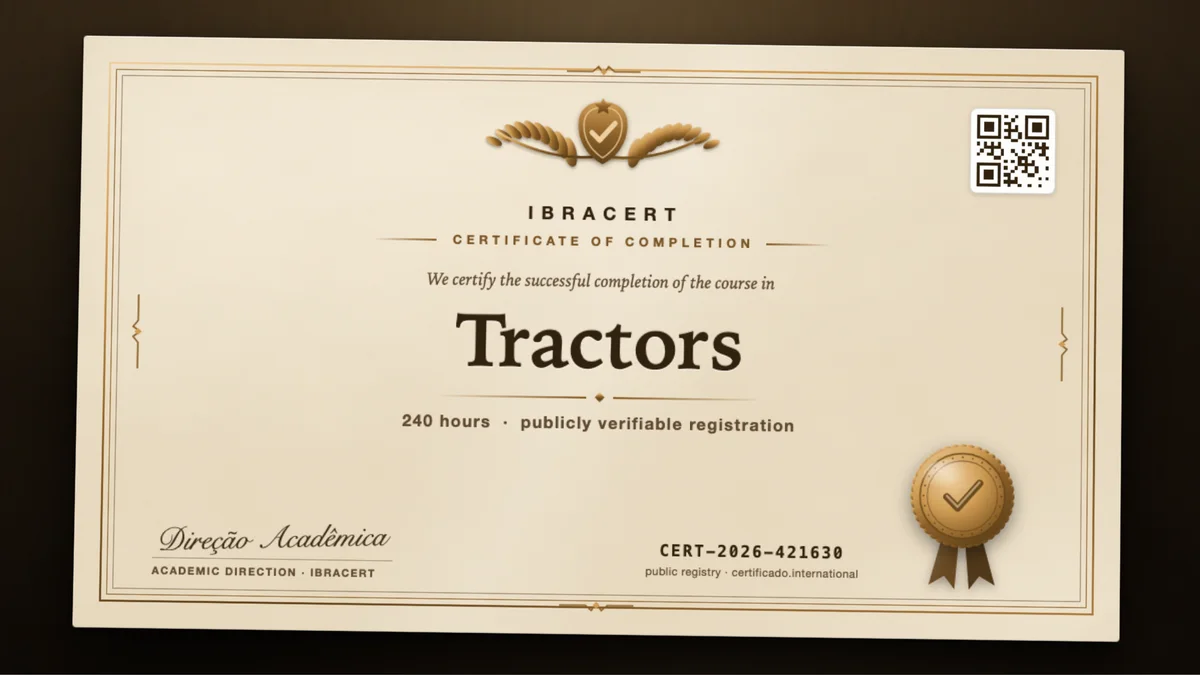 Cover of the Tractors course