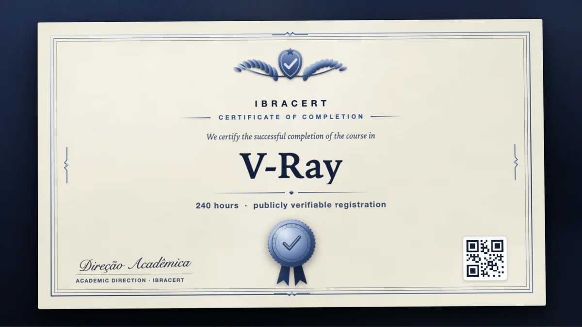 Cover of the V-Ray course