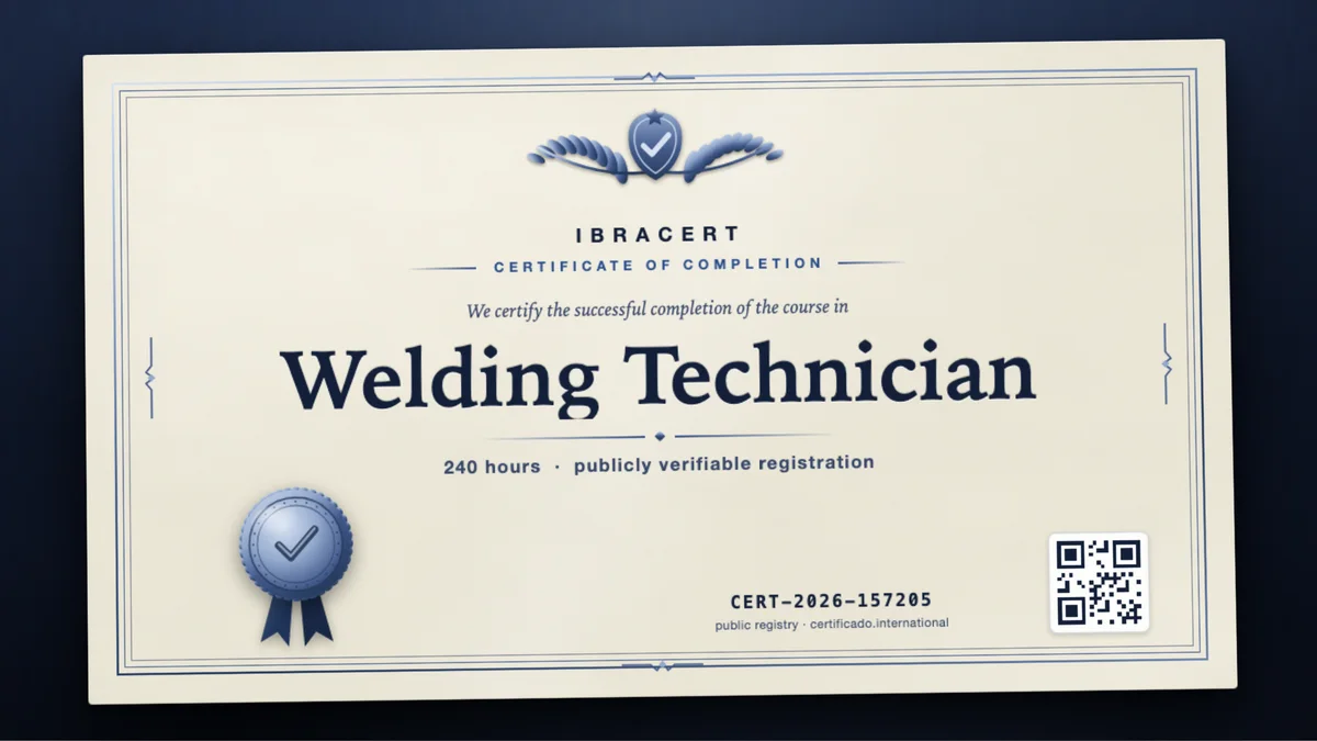 Cover of the Welding Technician course