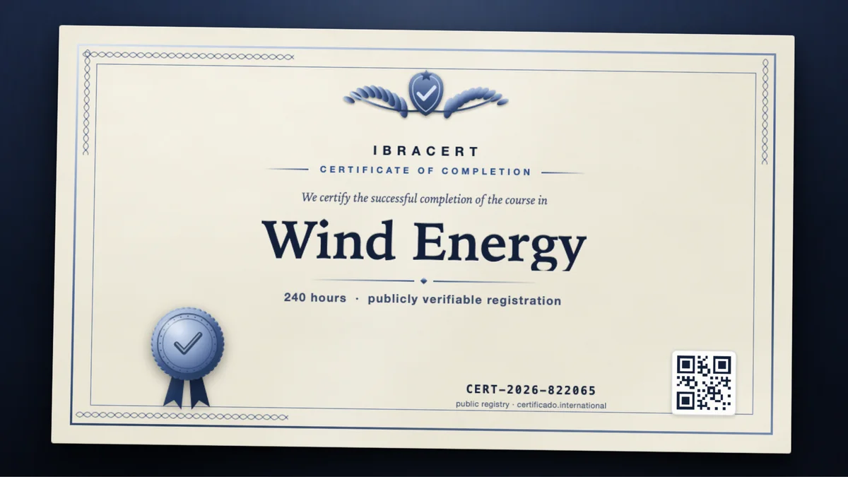 Cover of the Wind Energy course