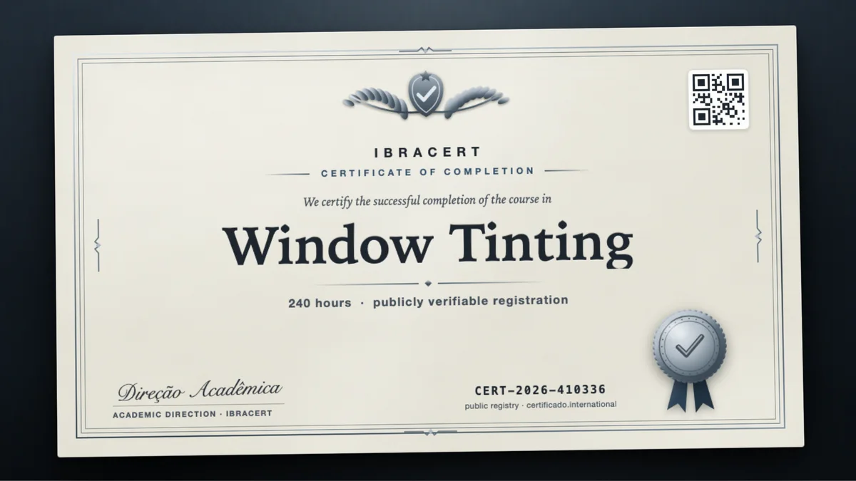Cover of the Window Tinting course