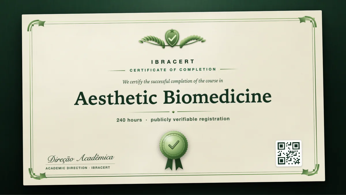 Cover of the Aesthetic Biomedicine course