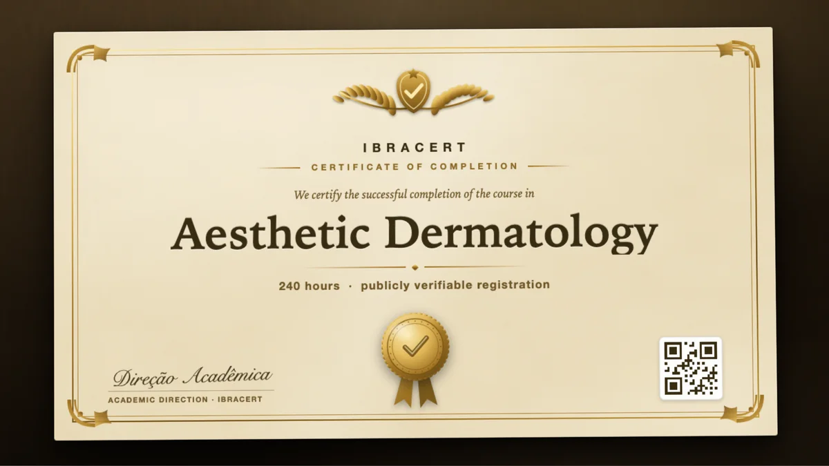 Cover of the Aesthetic Dermatology course