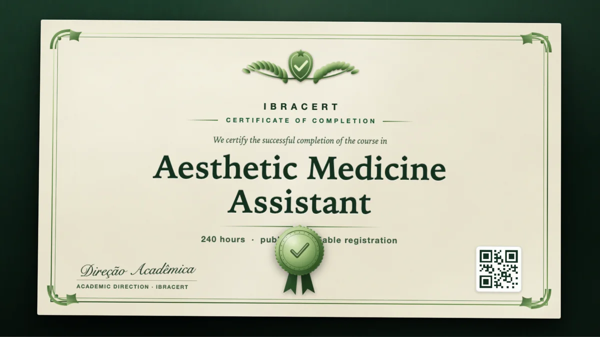 Cover of the Aesthetic Medicine Assistant course