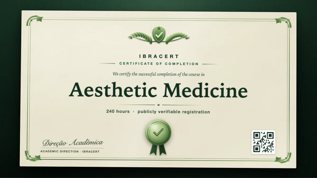 Cover of the Aesthetic Medicine course